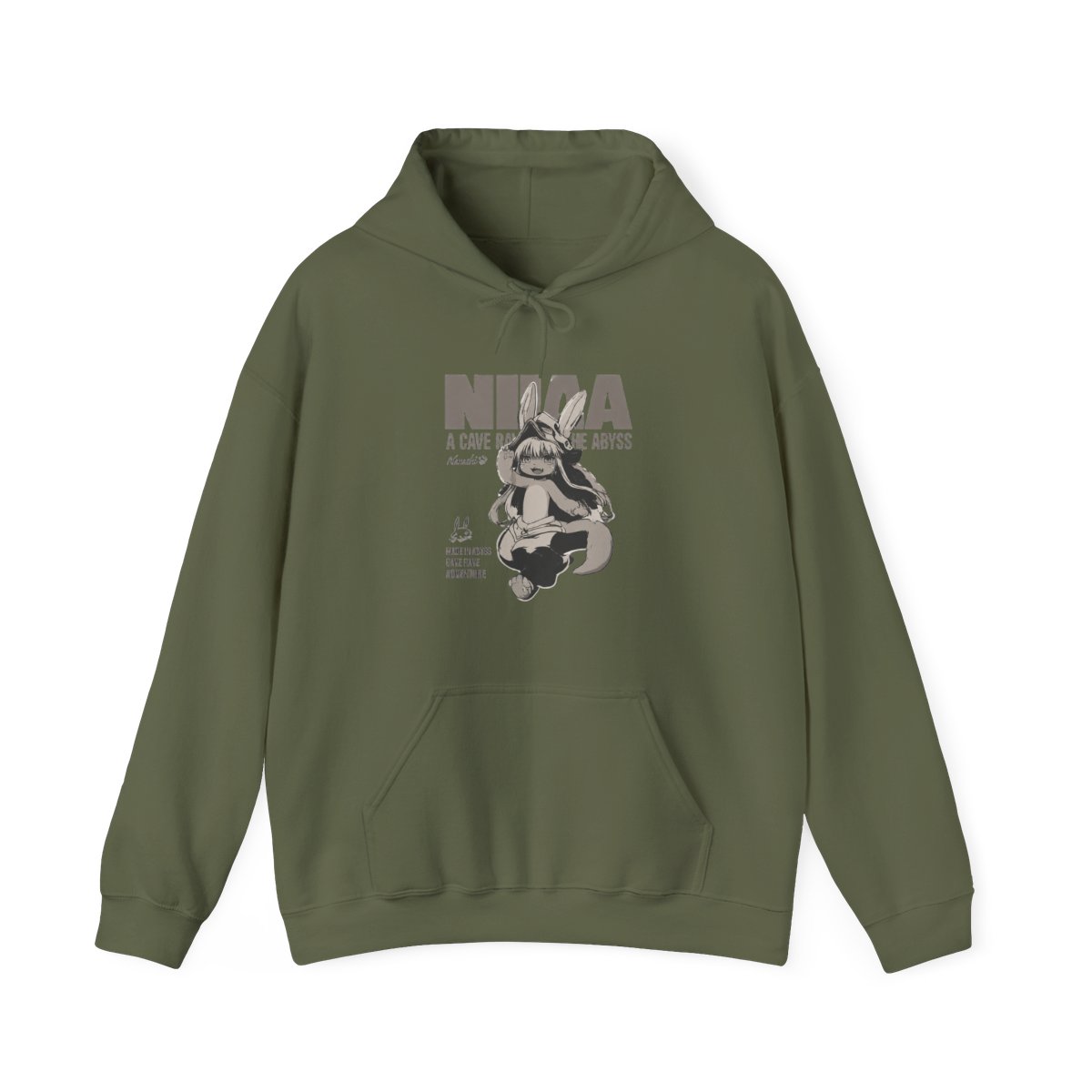 SaleLimitedPre-ownedPre-orderBack-orderOrder ClosedMade in Abyss The Golden City of the Scorching Sun Nanachi "Nnaa" Thin Dry Hoodie /BLACK-XLCOSPA6,380 JPY - alternate angle 4, merchandise