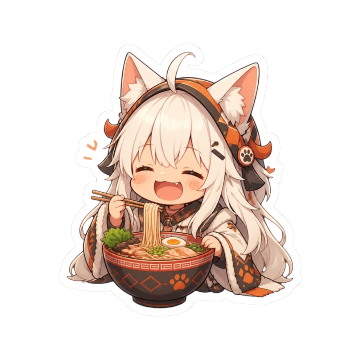 Nanachi Made In Abyss Kawaii Ramen Chibi Cozy Noodles - alternate angle 3, merchandise